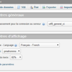 Effectuer des sauvegardes de base de données dans phpMyAdmin