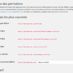 pages statiques inaccessibles dans wordpress