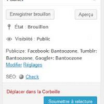 Articles en modérations