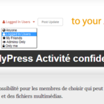 Buddypress activite privee