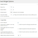 widgets wordpress flottants