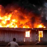 Incendie à Libreville