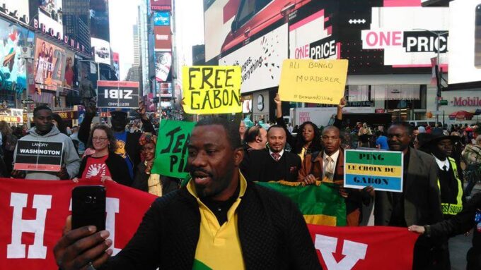 Diaspora gabonaise contre Ali Bongo Ondimba