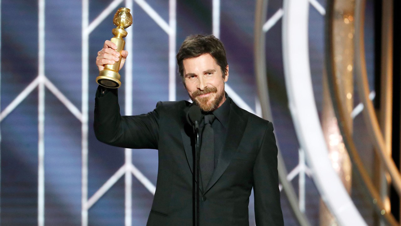 Christian Bale remercie Satan aux Golden Globes