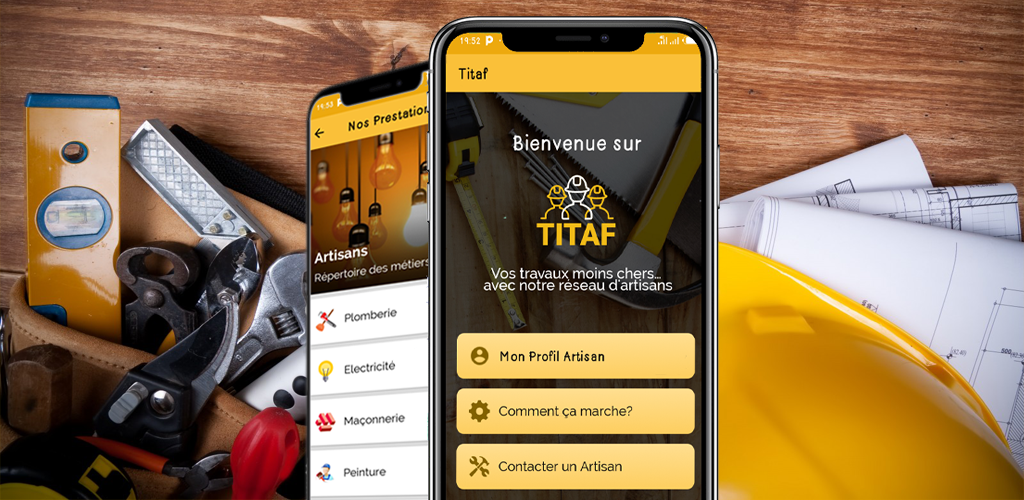 Titaf, application de dépannage à domicile