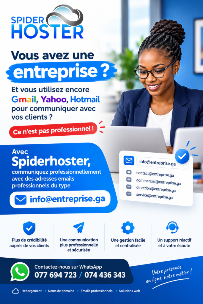 Emails professionnels au Gabon